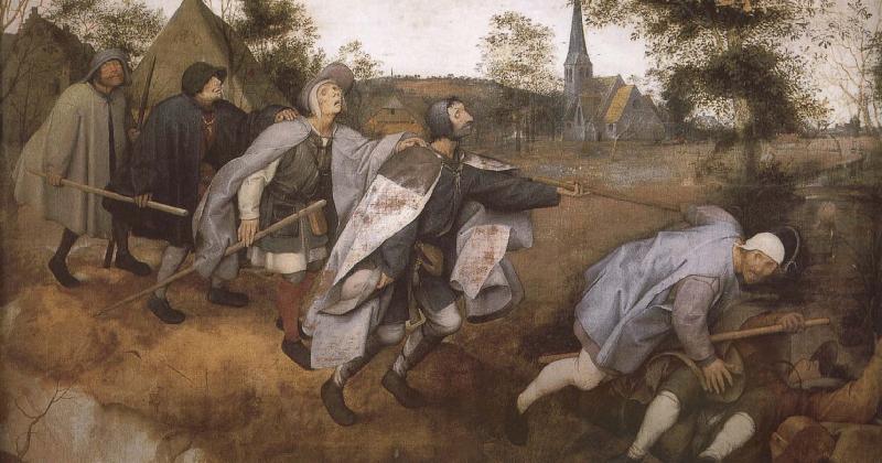 Pieter Bruegel Blind oil painting image